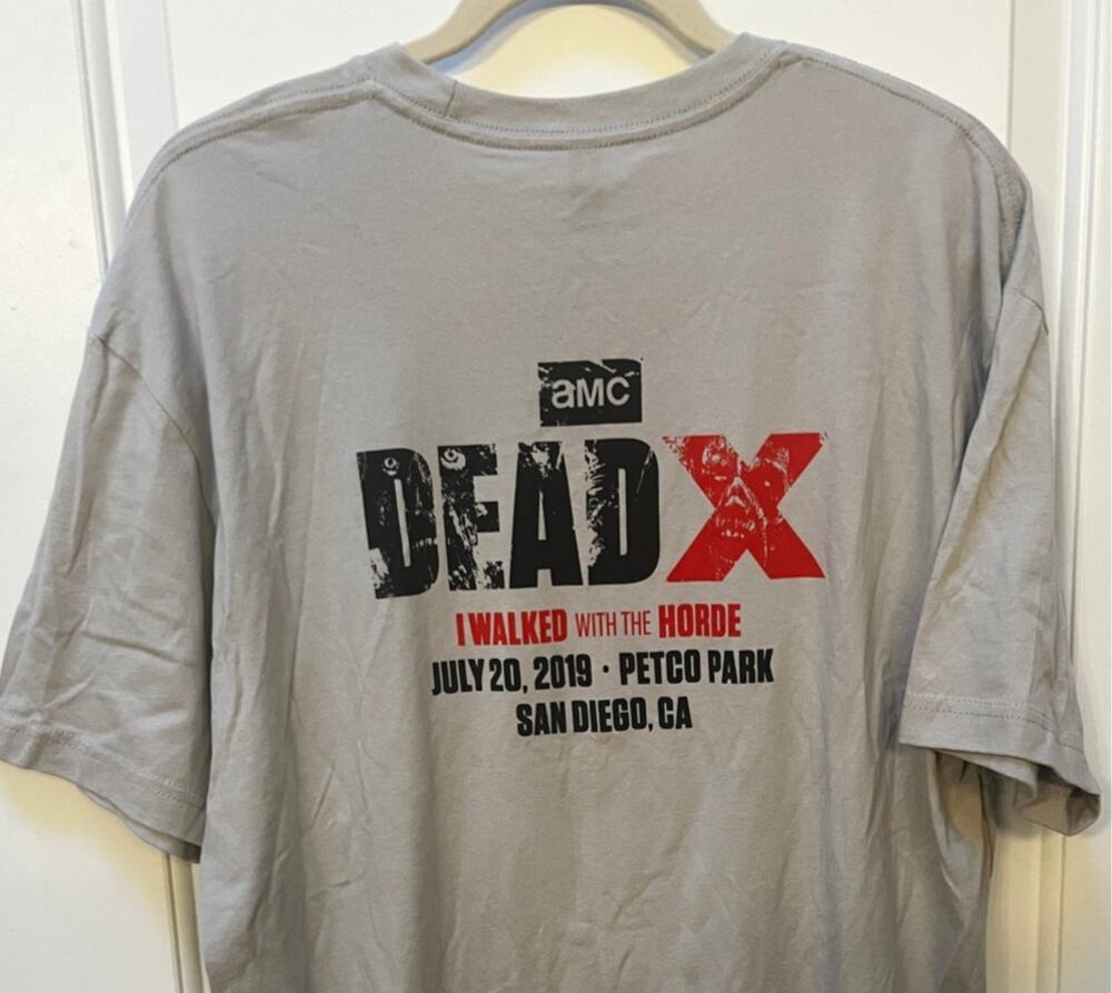 WALKING DEAD Shirt XL 10th Anniversary AMC San Diego Comic-Con SDCC 2019 Event